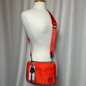NWT IHKWIP ORANGE CROSSBODY BAG WITH ADJUSTABLE STRAPS